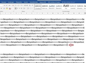 Cusor in Word positionieren
