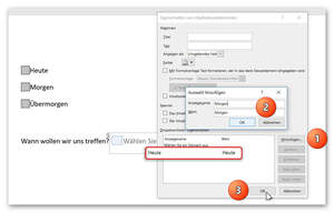 Steuerelemente Dropdown 2