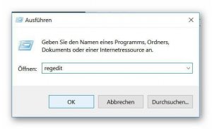 Windows 10 Registry aufrufen