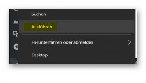 Windows10 ausführen