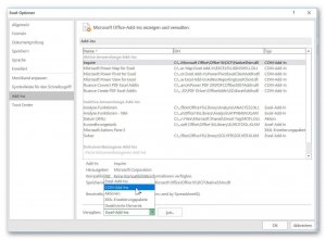 Excel Com Add Ins
