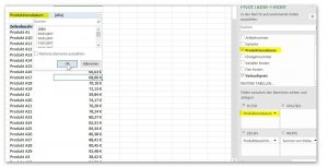 4. Filtern in Pivot Tabellen
