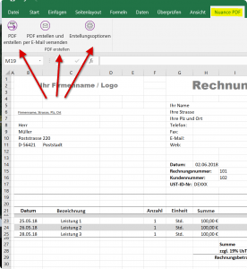 Excel als PDF speichern