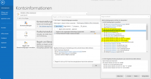 Outlook Regel Assistent Bedingungen