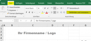 Zellen in Excel verbinden