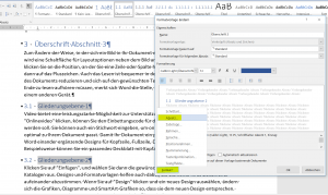 Überschriften einrücken Schritt2