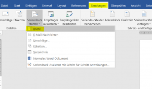 11. Serienbrief ausdrucken