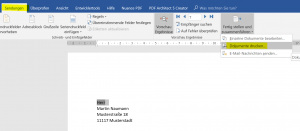 12. Serienbrief fertigstellen und zusammenführen