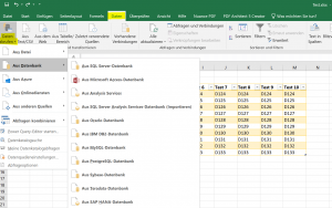 Excel 2019 - Datenabfragen
