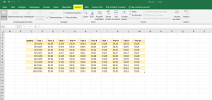 Excel 2019 - Reiter - Übersicht 3