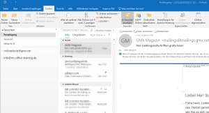 Outlook 2019 Ansicht 2