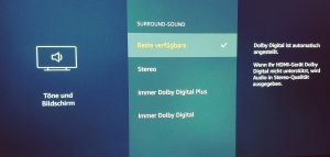 Amazon 4K Fire TV Surround Sound