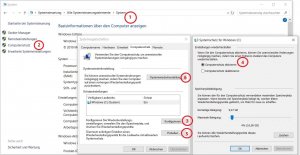 Windows 10 Wiederherstellungspunkt setzen