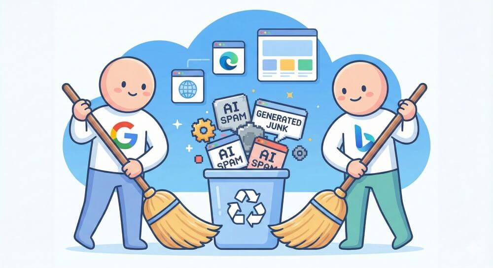 Google & Bing löschen Milliarden KI-Spam-Seiten