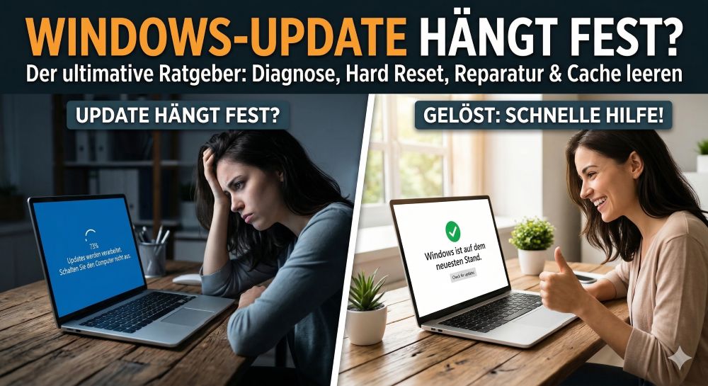 Erste Hilfe Wenn das Windows-Update hängt
