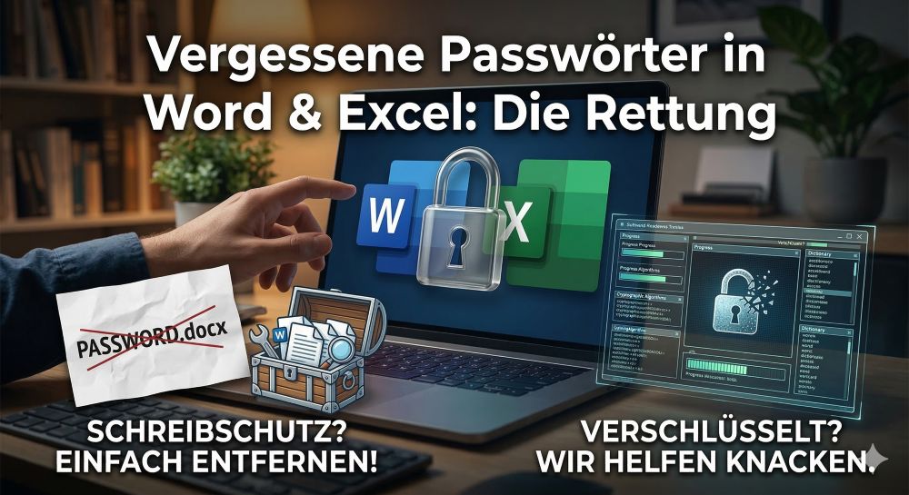 Passwort für Word- und Excel-Dateien vergessen