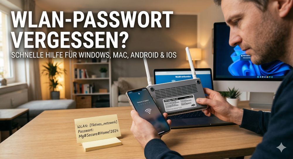 WLAN-Passwort vergessen