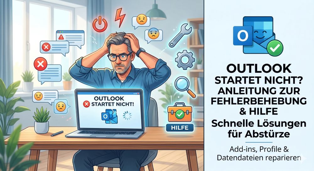 wenn Outlook nicht mehr startet oder abstürzt