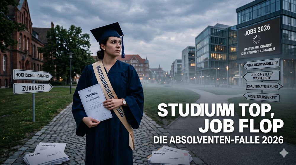 Vom Studium in die Arbeitslosigkeit