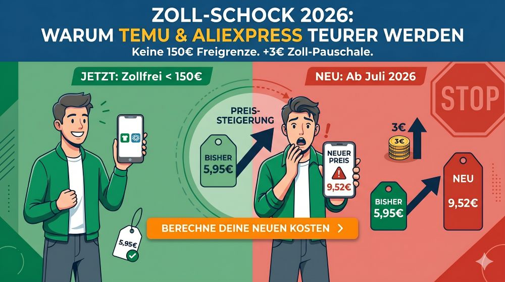 Warum Temu und AliExpress jetzt teurer werden