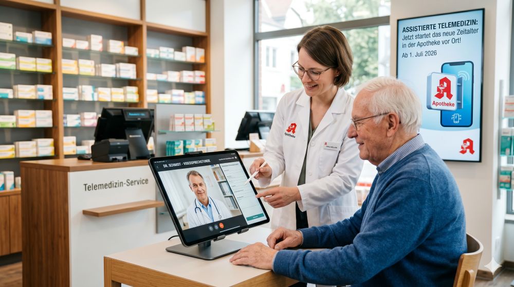 Apotheke wird zur digitalen Praxis
