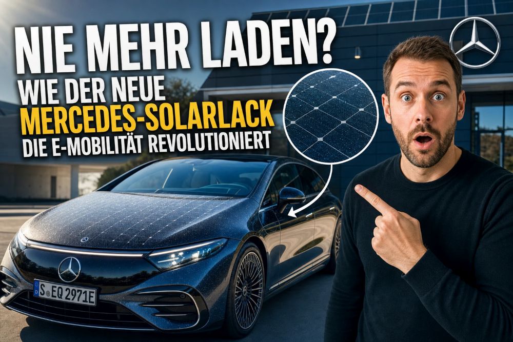 Der neue Mercedes-Solarlack revolutioniert die E-Mobilität
