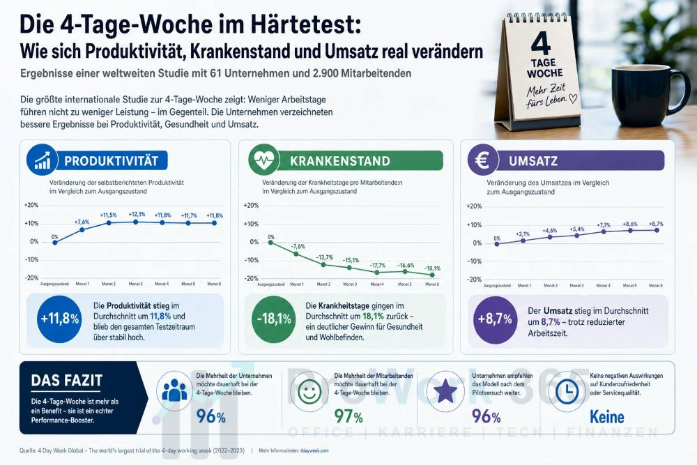 Die 4-Tage-Woche im Härtetest