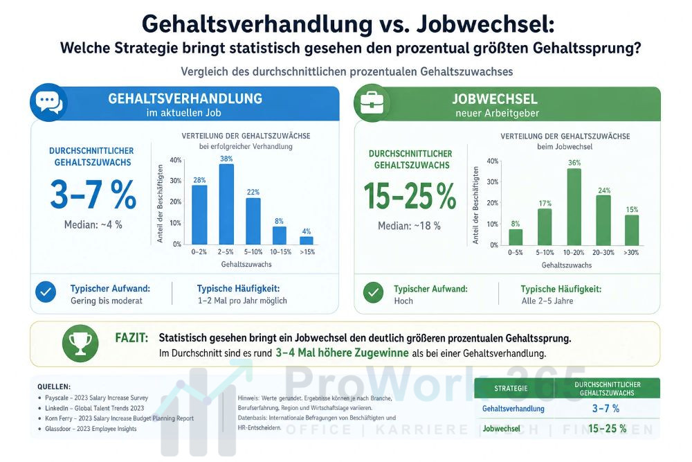 Gehaltsverhandlung vs. Jobwechsel in der Wirtschaftskrise