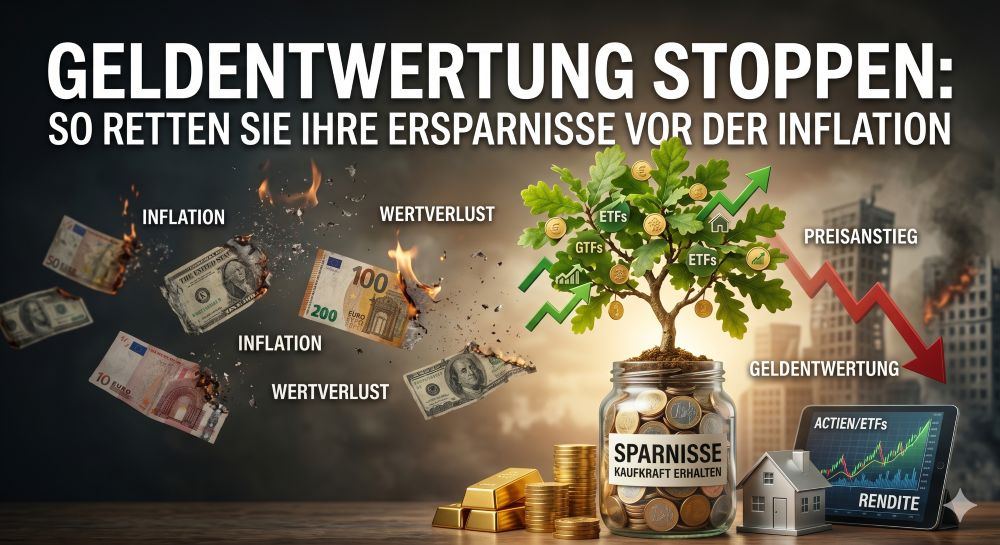 Geldentwertung stoppen So retten Sie Ihre Ersparnisse vor der Inflation