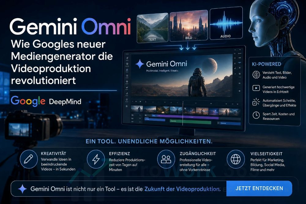Gemini Omni Wie Googles neuer Mediengenerator die Videoproduktion revolutioniert
