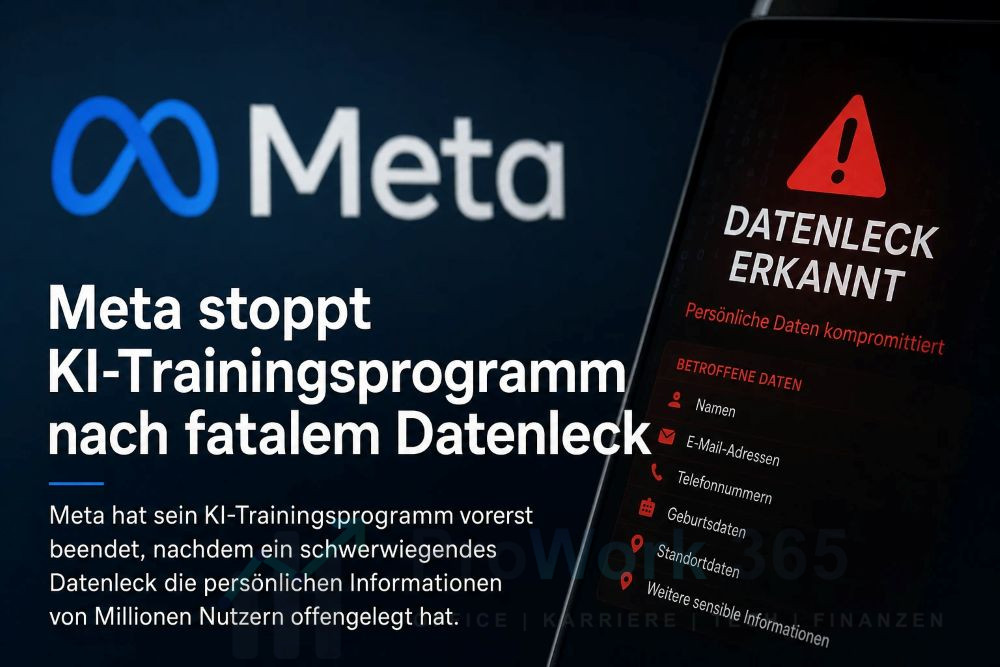 Meta stoppt KI-Trainingsprogramm nach fatalem Datenleck