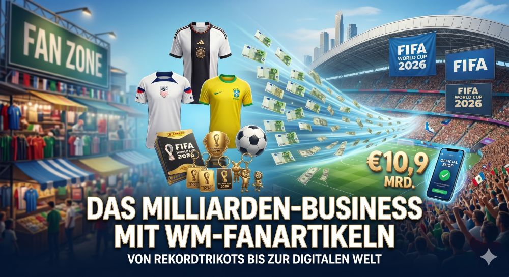 Milliarden-Business mit den Fußball-WM Fanartikeln