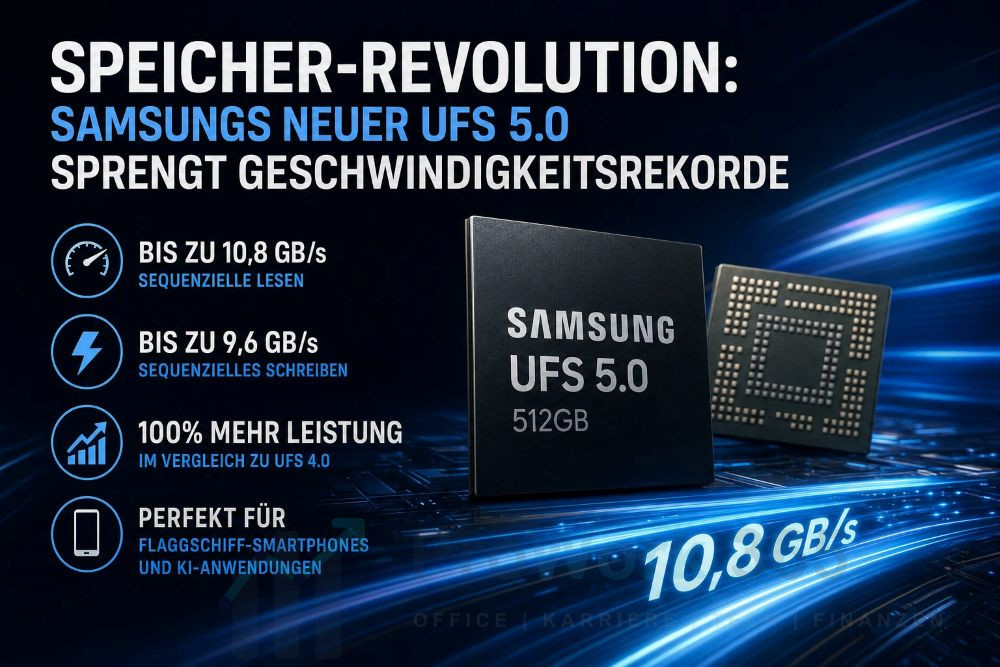 Samsungs neuer UFS 5.0 sprengt alle Geschwindigkeitsrekorde!