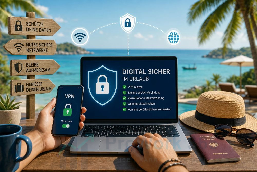 So bleibst du 2026 digital sicher im Urlaub