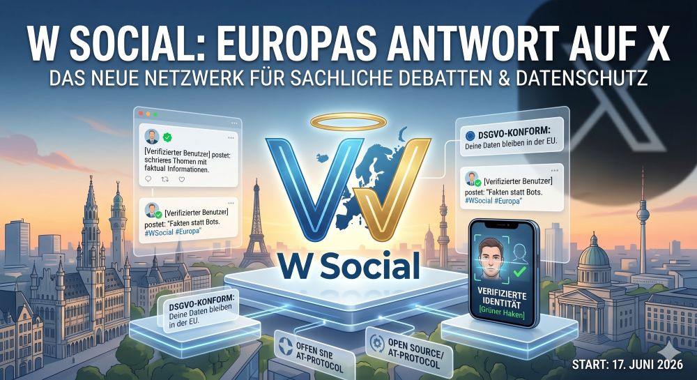 Social Media W Social - Europas Antwort auf X