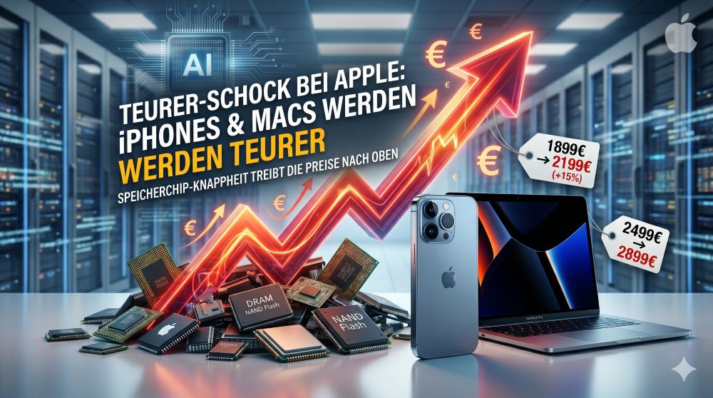 Teurer-Schock für Apple-Fans