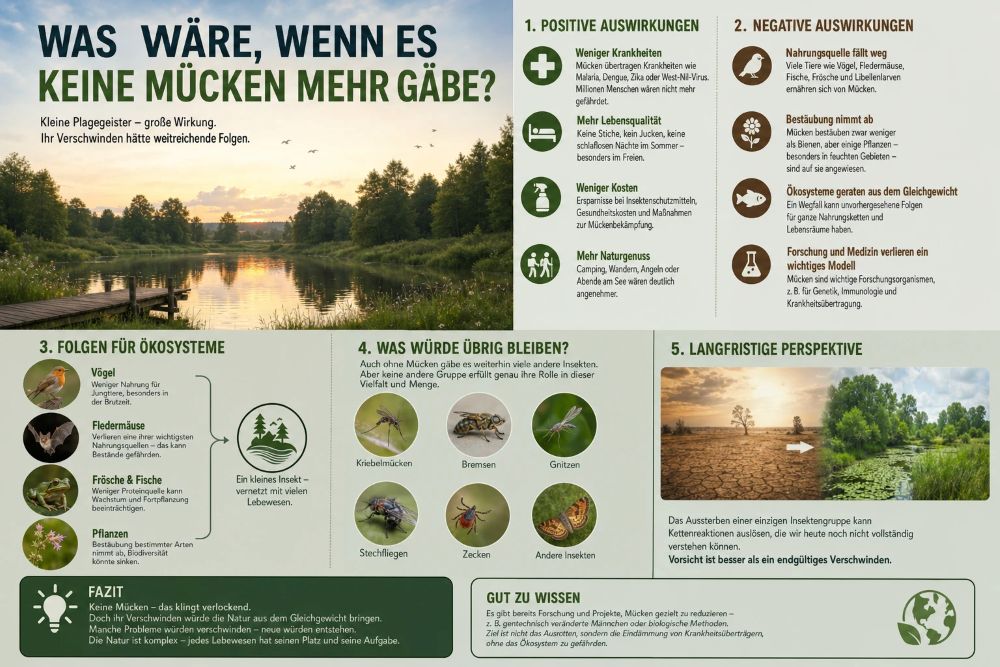 Was wäre wenn es keine Mücken mehr gäbe