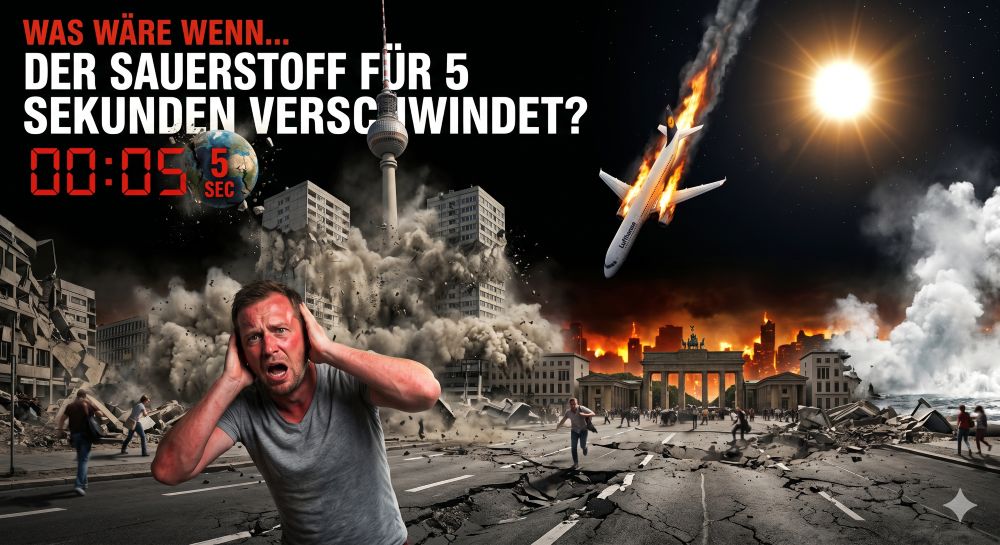 Was wäre wenn... Der Erde plötzlich der Sauerstoff ausgeht