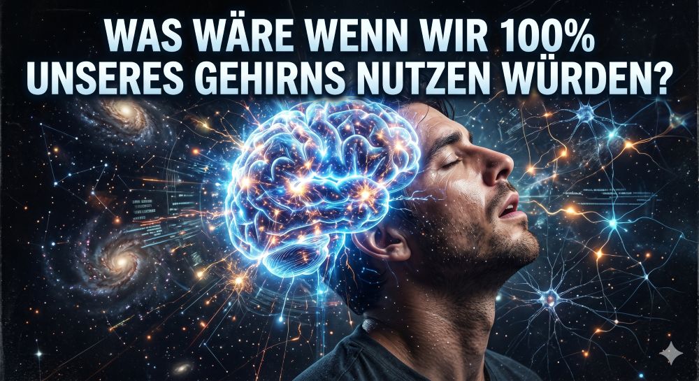 Was wäre wenn... Wir 100 % unseres Gehirns nutzen würden