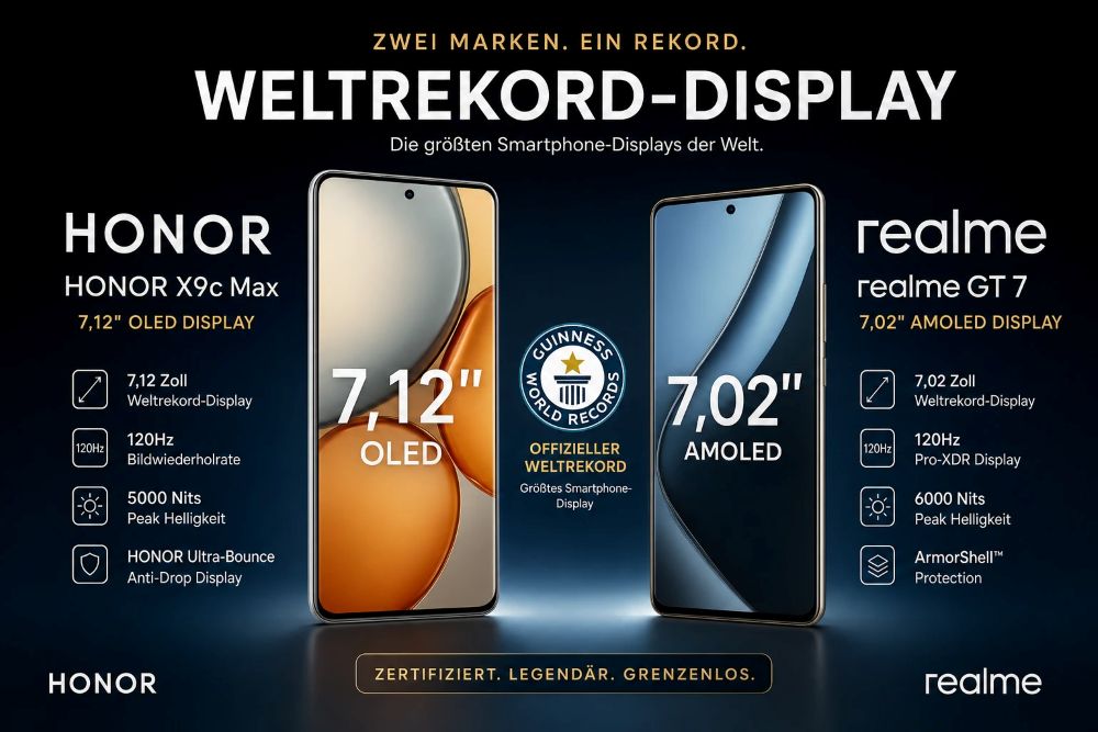 Weltrekord-Smartphone-Display