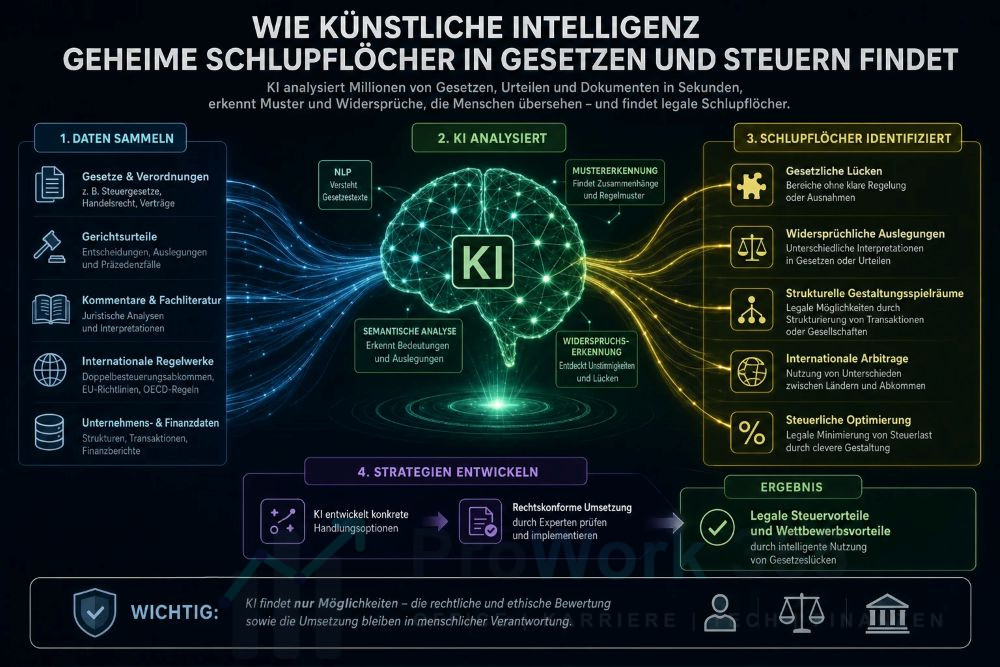 Wie Künstliche Intelligenz geheime Schlupflöcher in Gesetzen und Steuern findet