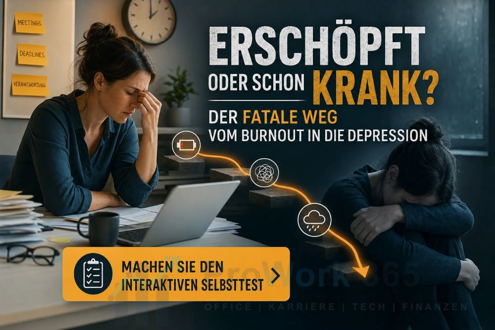 Der fatale Weg vom Burnout in die Depression