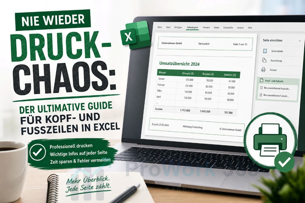 Der ultimative Guide für Kopf- und Fußzeilen in Excel