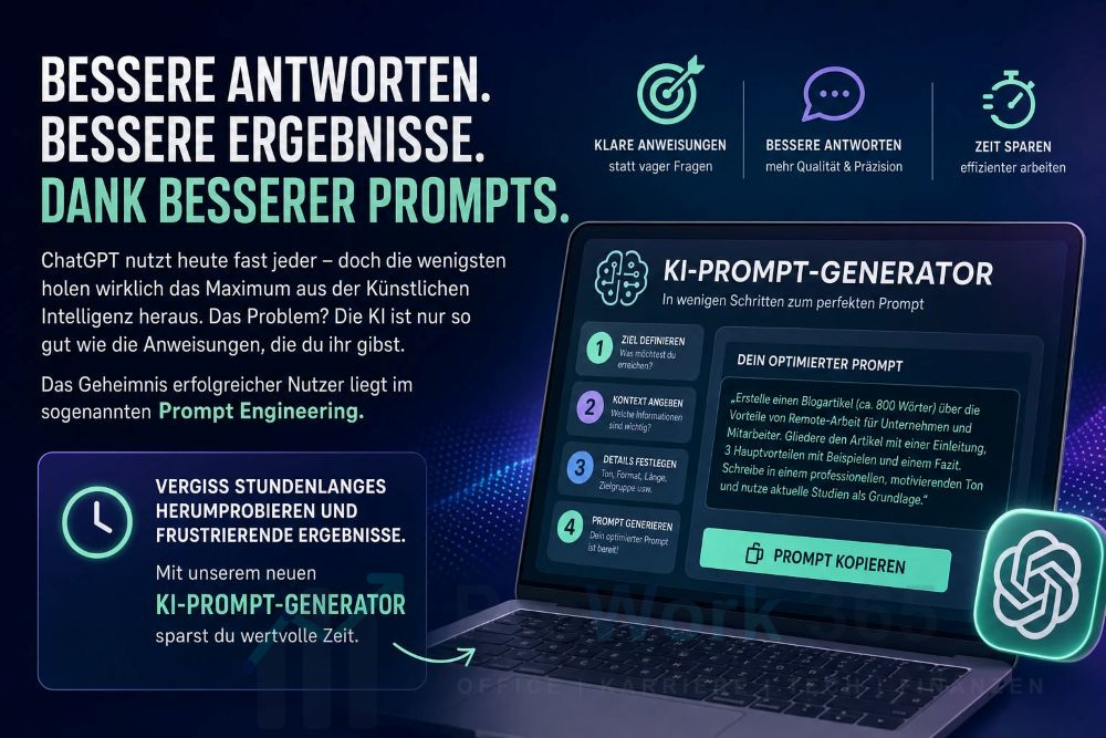 Der ultimative KI-Prompt-Generator für perfekte Ergebnisse auf Knopfdruck!
