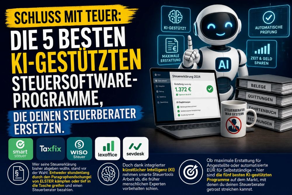 Die 5 besten KI-gestützten Steuersoftware-Programme Die 5 besten KI-gestützten Steuersoftware-Programme