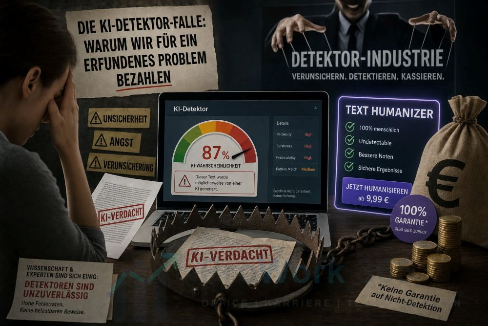 Die KI-Detektor-Falle Warum wir für ein erfundenes Problem bezahlen