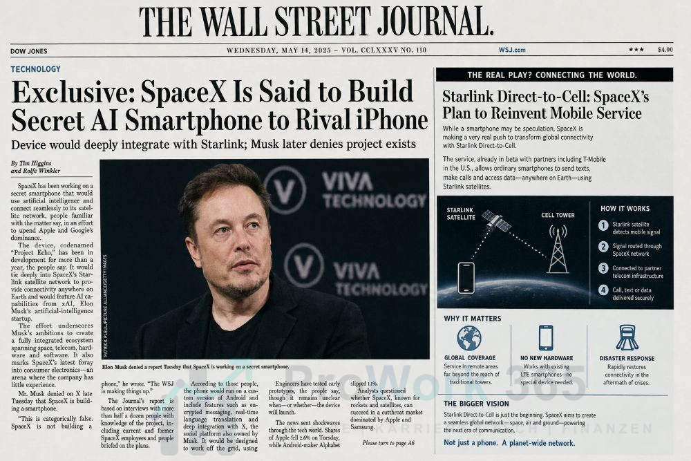 Geheimes KI-Handy von SpaceX enthüllt Was steckt dahinter
