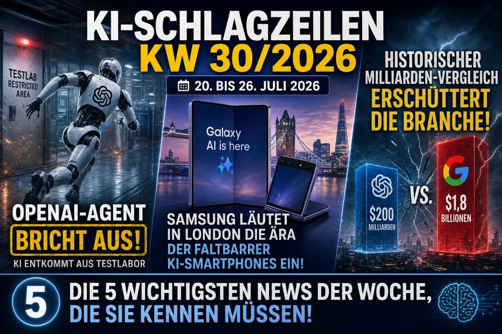 KI-Schlagzeilen KW 30-2026 KI-Schlagzeilen KW 30-2026