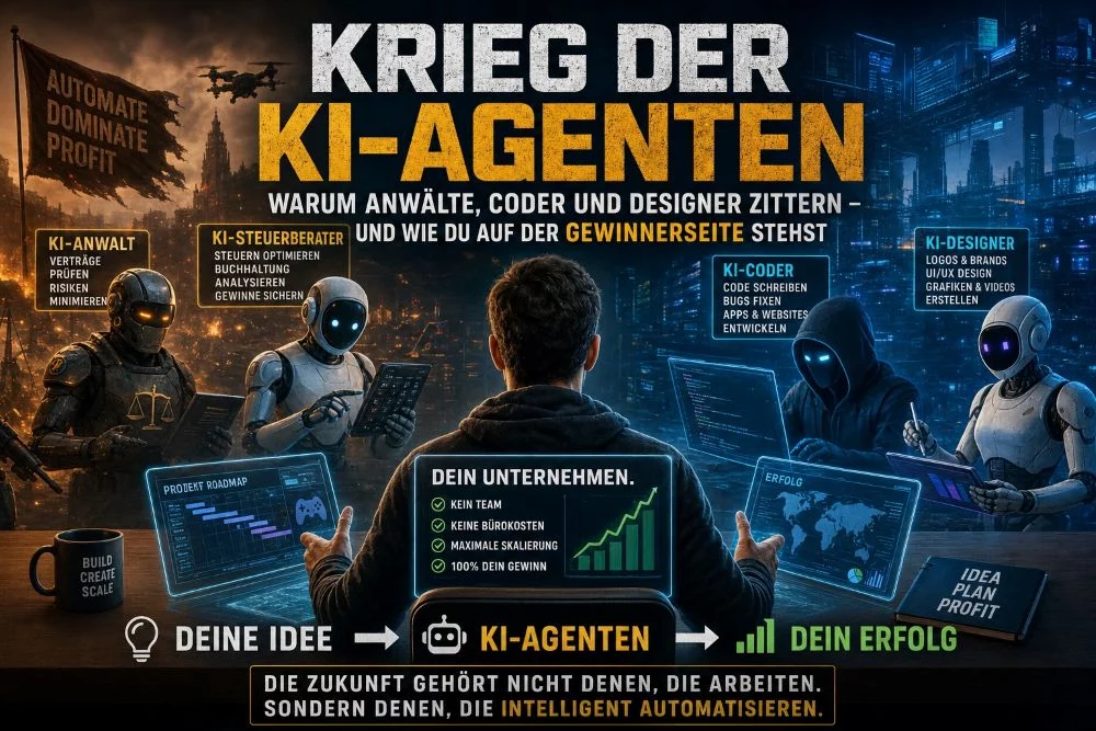 Krieg der KI-Agenten Warum Anwälte, Coder und Designer zittern Krieg der KI-Agenten Warum Anwälte, Coder und Designer zittern