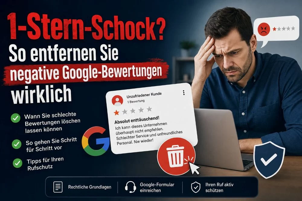 So entfernen Sie negative Google-Bewertungen wirklich So entfernen Sie negative Google-Bewertungen wirklich